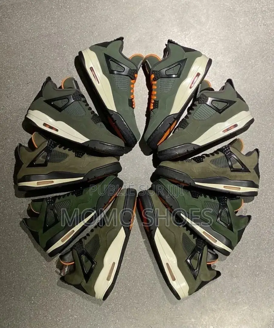 Air Jordan 4 “Undefeated” – Olive Orange Edition