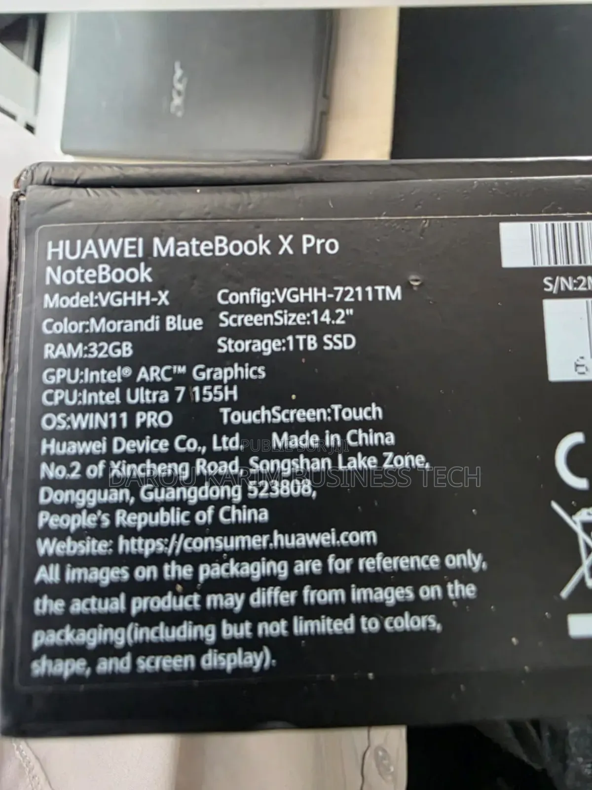 New Huawei MateBook X Pro 32GB Intel Core Ultra 7 SSD 1T