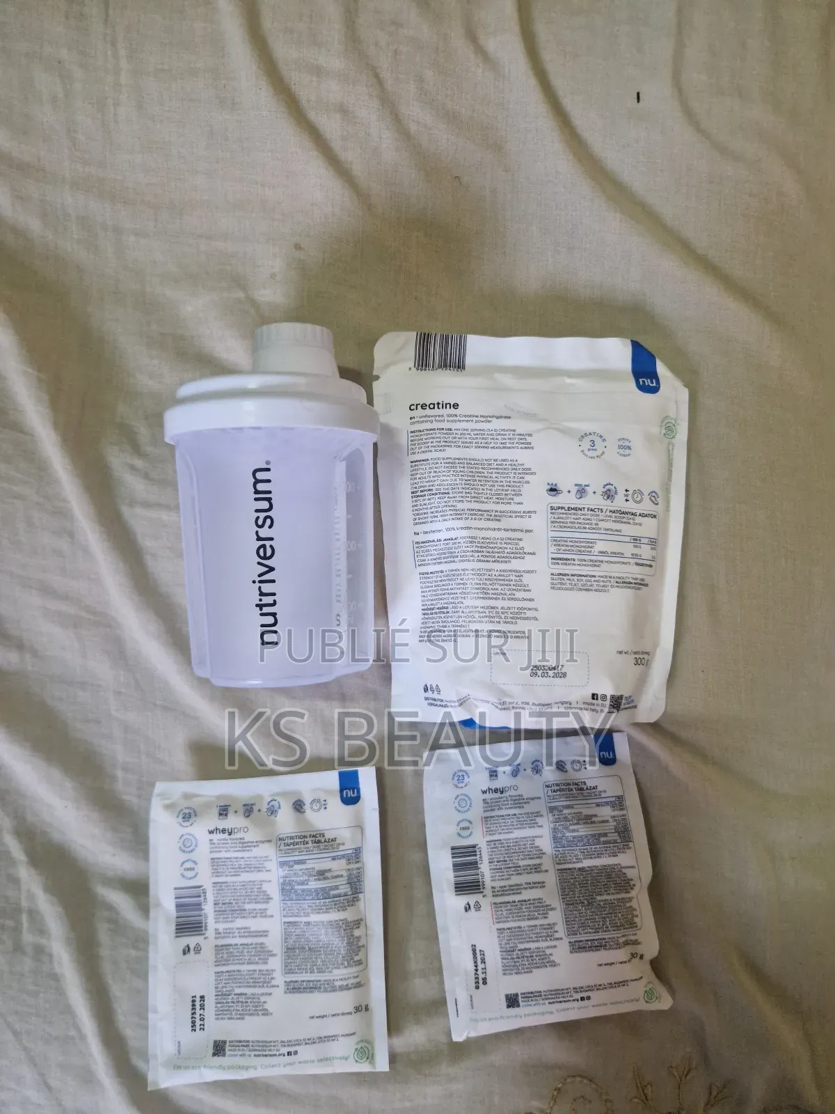 Pack Promo : Protéines 1kg + 2 Sachets Bcaa +1 Sheker