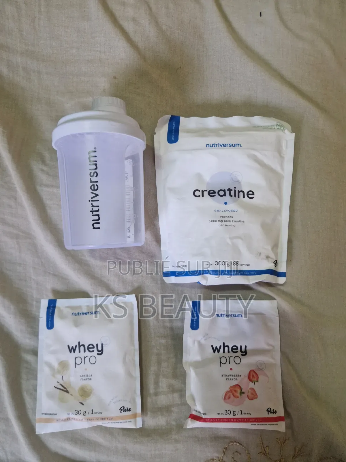 Pack Promo Créatine + 2 Sachets Whey Pro 30g + 1 Shaker