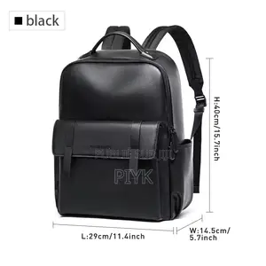 Sac À Dos en Cuir Noir