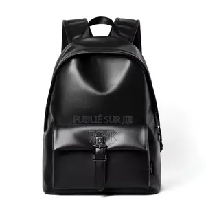 Sac À Dos en Cuir Noir