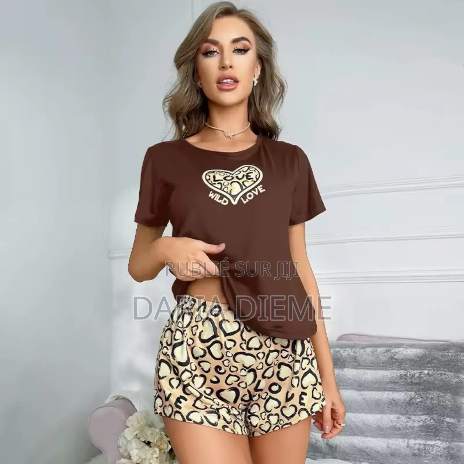 Pyjama Imprimer 2 Pièce