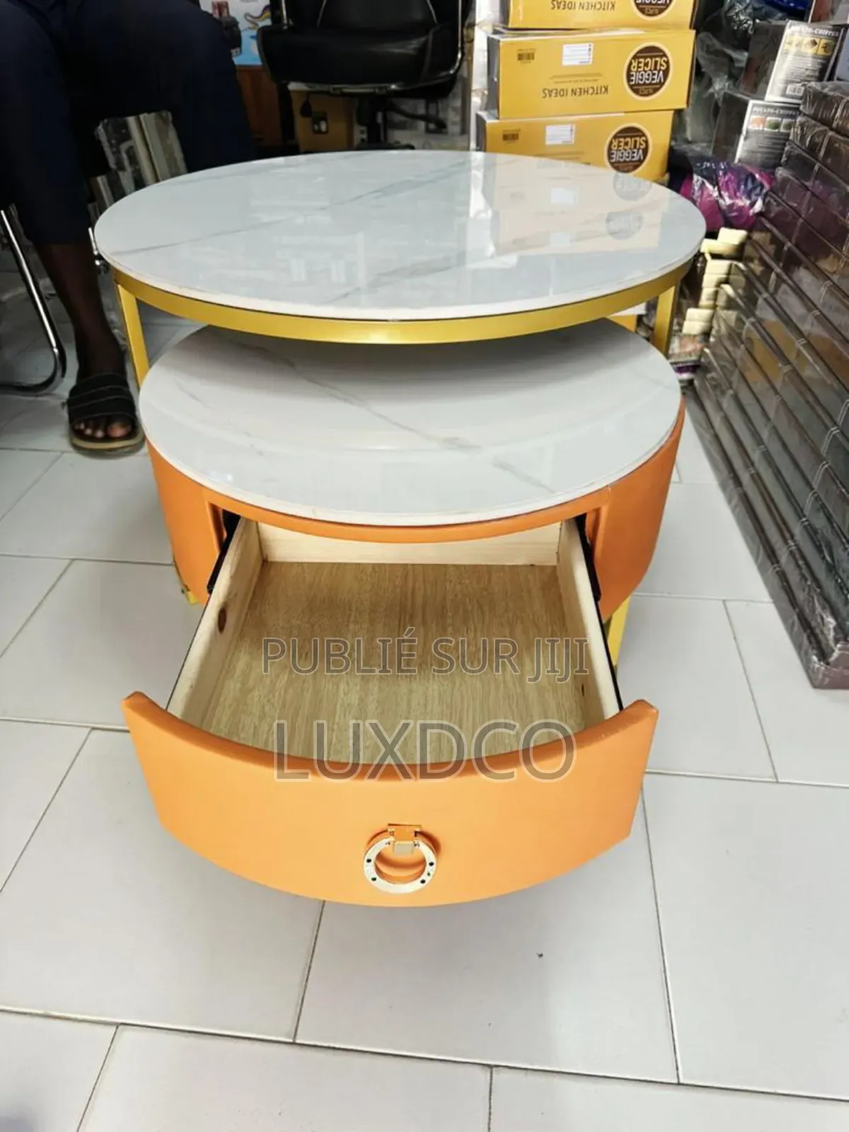 Tables Basses Gigognes Modernes, en Marbre