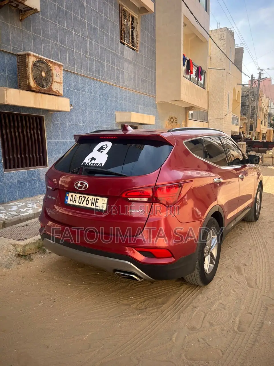 Hyundai Santa Fe 2017 Rouge