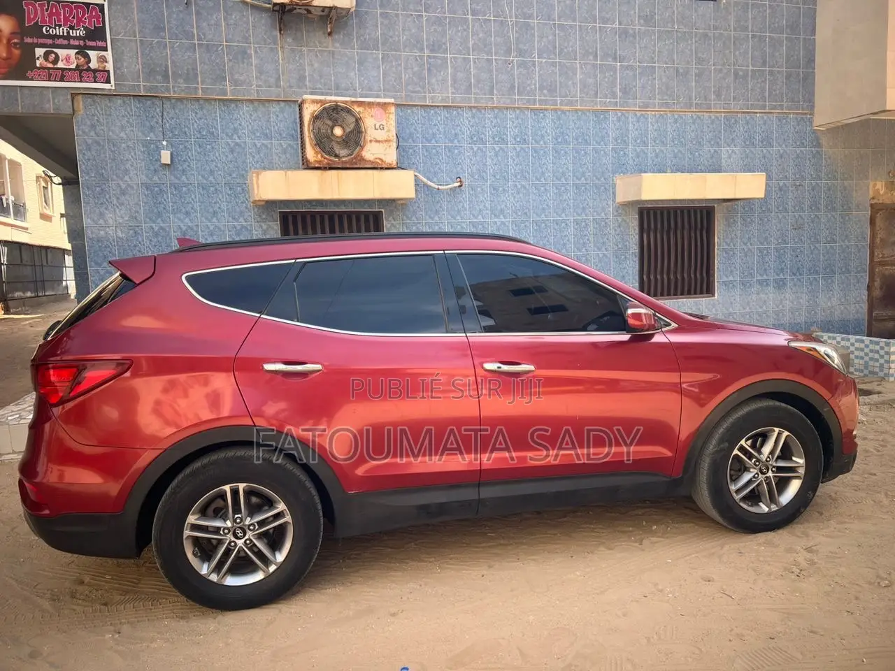 Hyundai Santa Fe 2017 Rouge