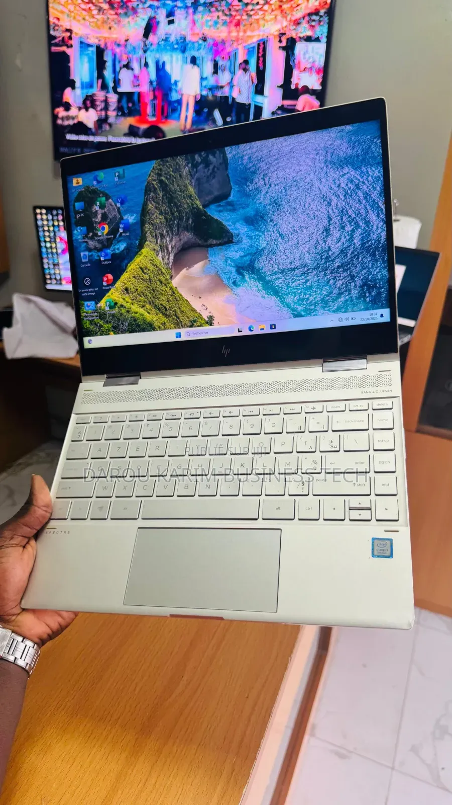 New Ordinateur Portable HP Spectre X360 8GB Intel Core I7 SSD 512GB