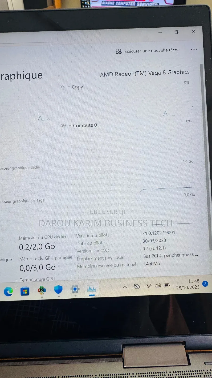 New Ordinateur Portable HP Envy X360 8GB AMD Ryzen 5 SSD 512GB