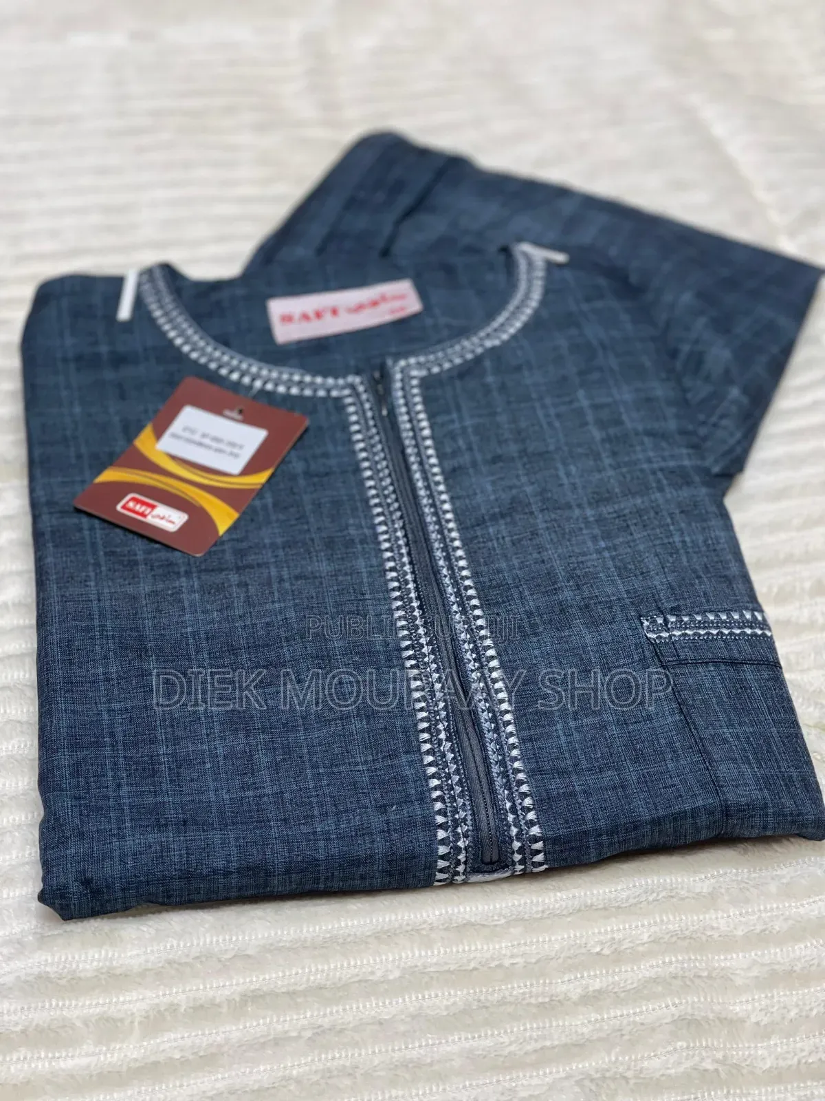 Abaya Longue Manches Avec Pantalon en Coton