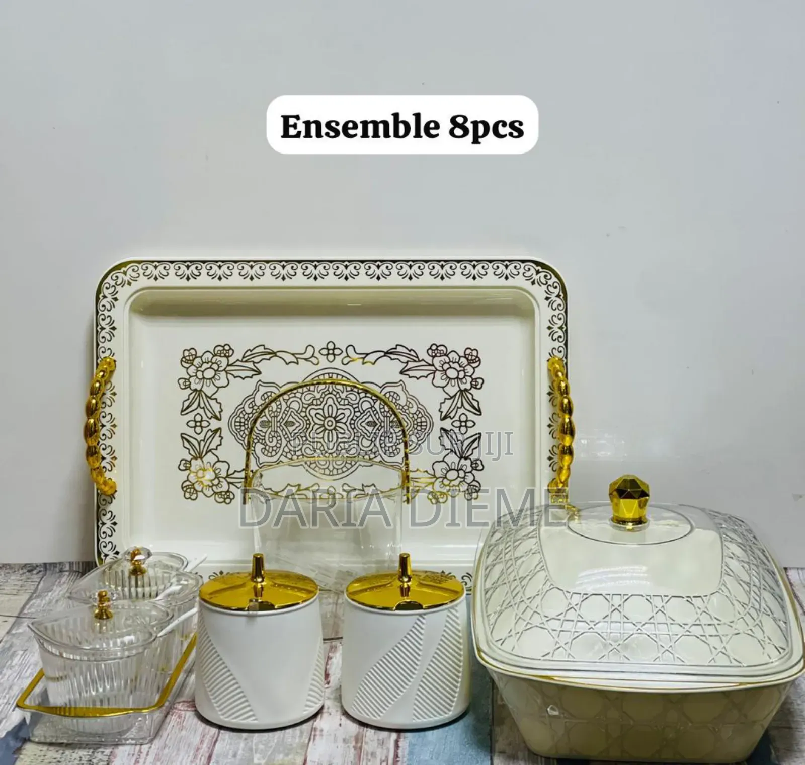 Ensemble Petit Déjeuner 8 Pièces