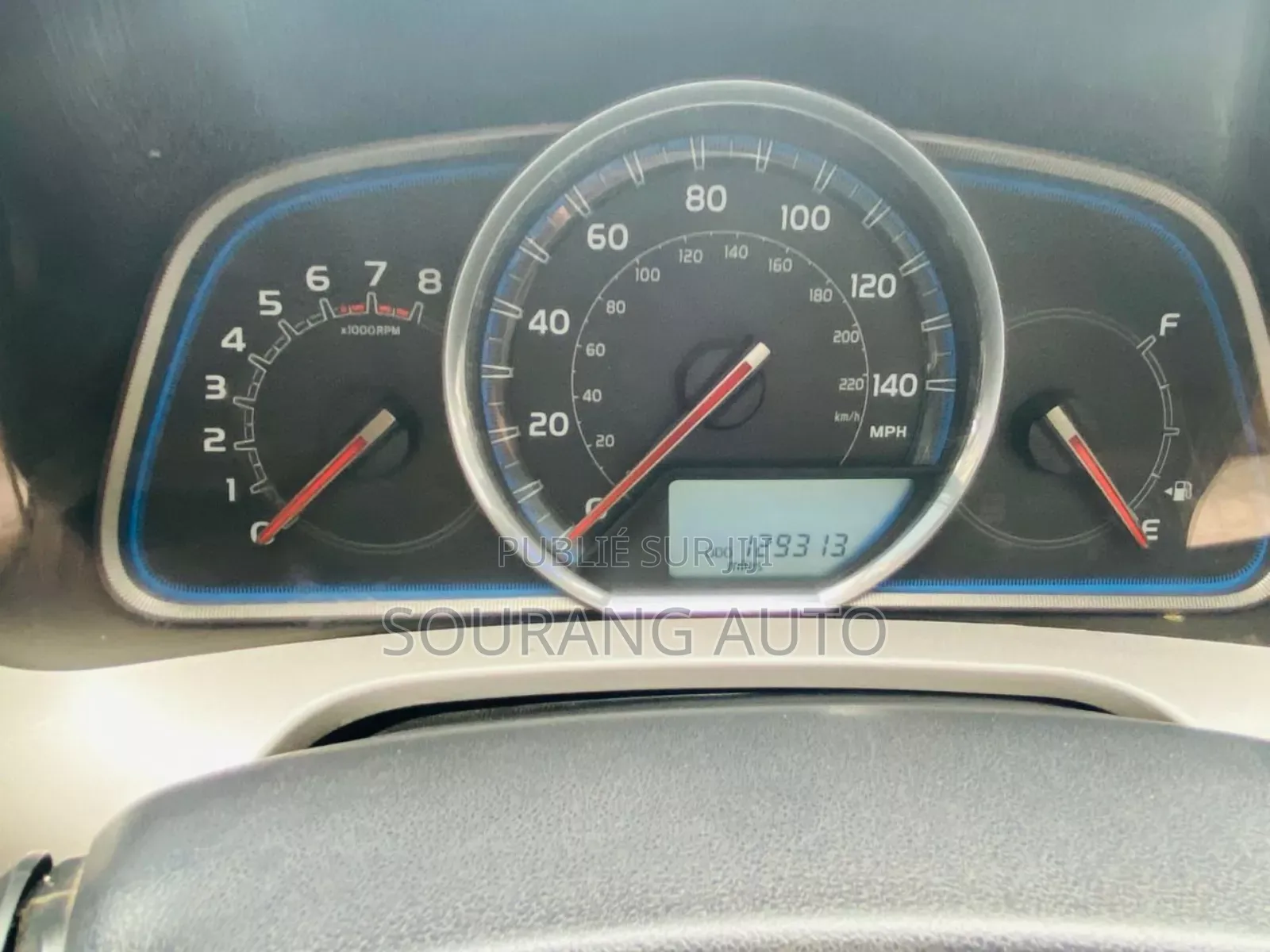 Toyota RAV4 Limited AWD (2.5L 4cyl 6A) 2013 Gris