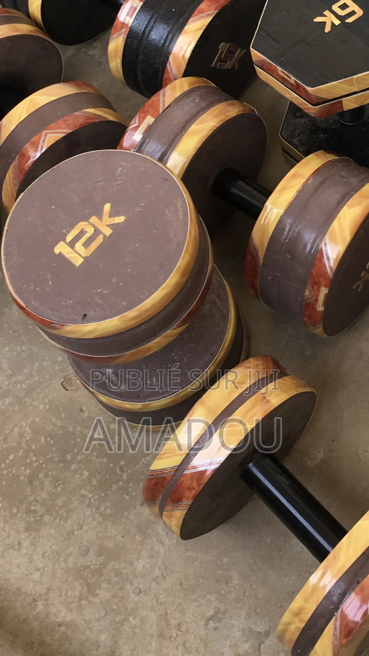 Paire D'haltère: 6kg, 8kg, 10kg, 12kg Et 14kg.