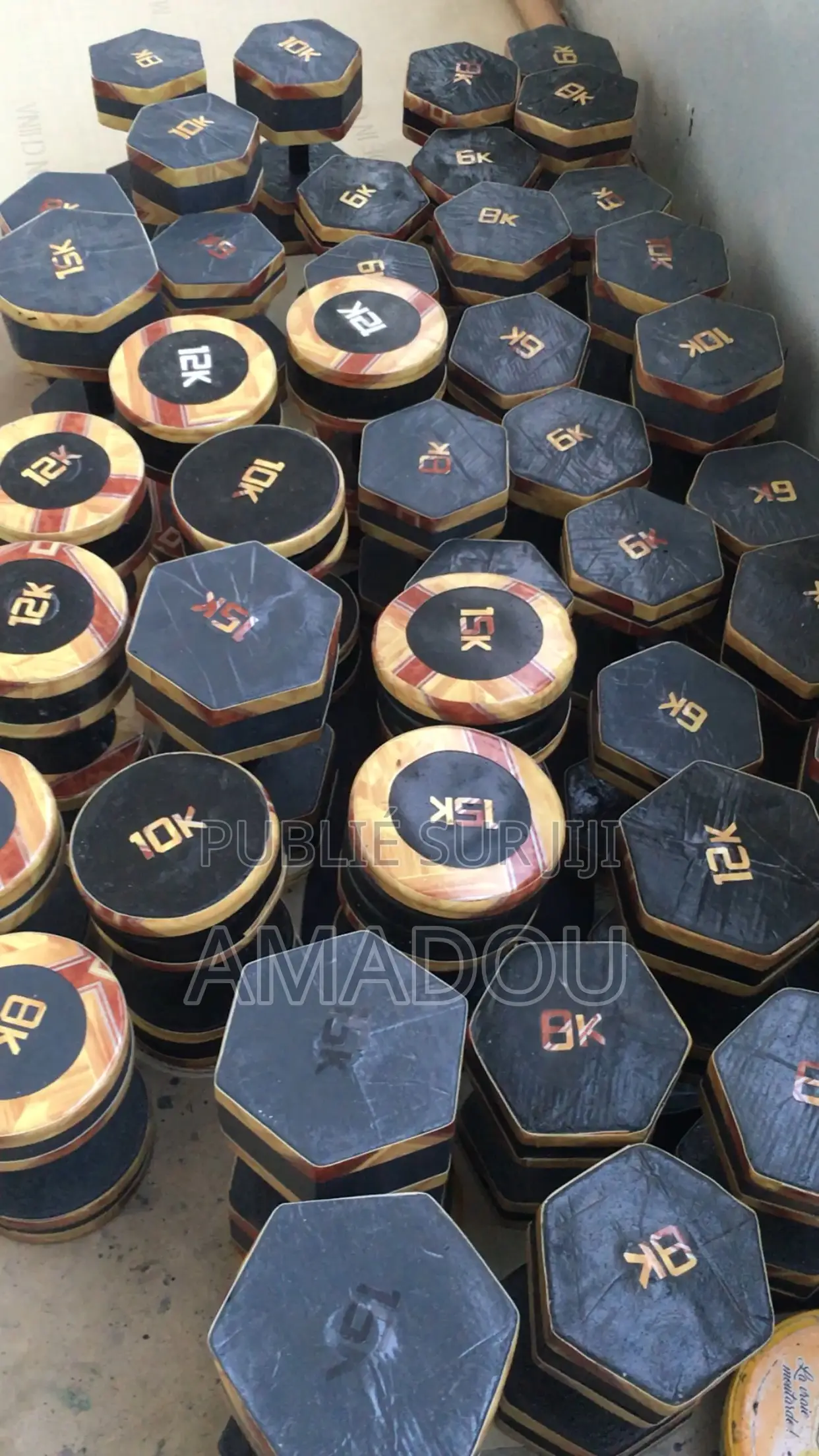 Paire D'haltère: 6kg, 8kg, 10kg, 12kg Et 14kg.