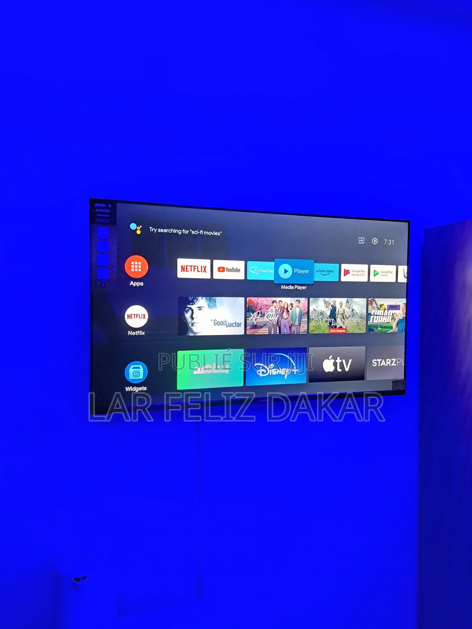 Furnished 1chbre Chambre et salon à Louer