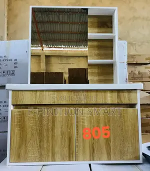 Meuble De Salle De Bain Avec Miroir Et Rangement