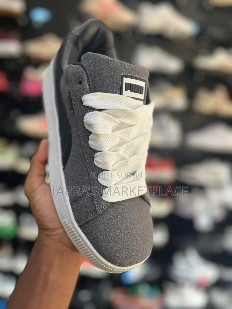 Puma Suede Xl Grise Blanche | Style Rétro Classique