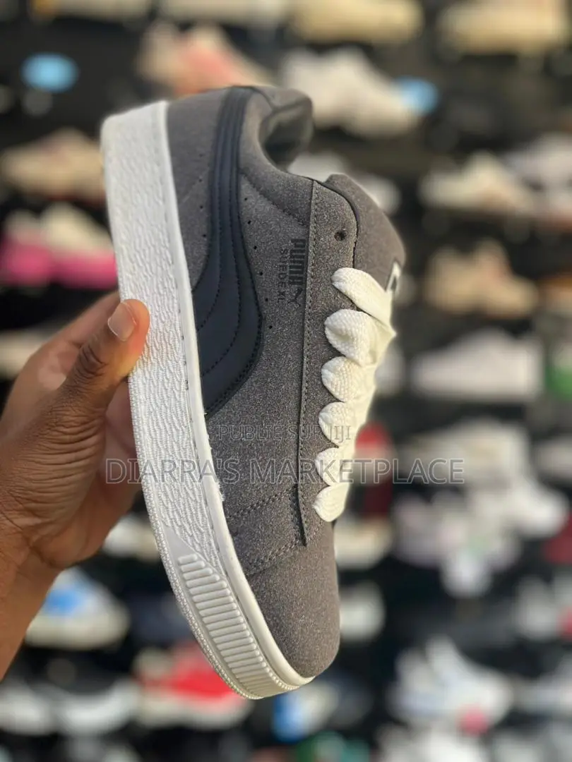 Puma Suede Xl Grise Blanche | Style Rétro Classique