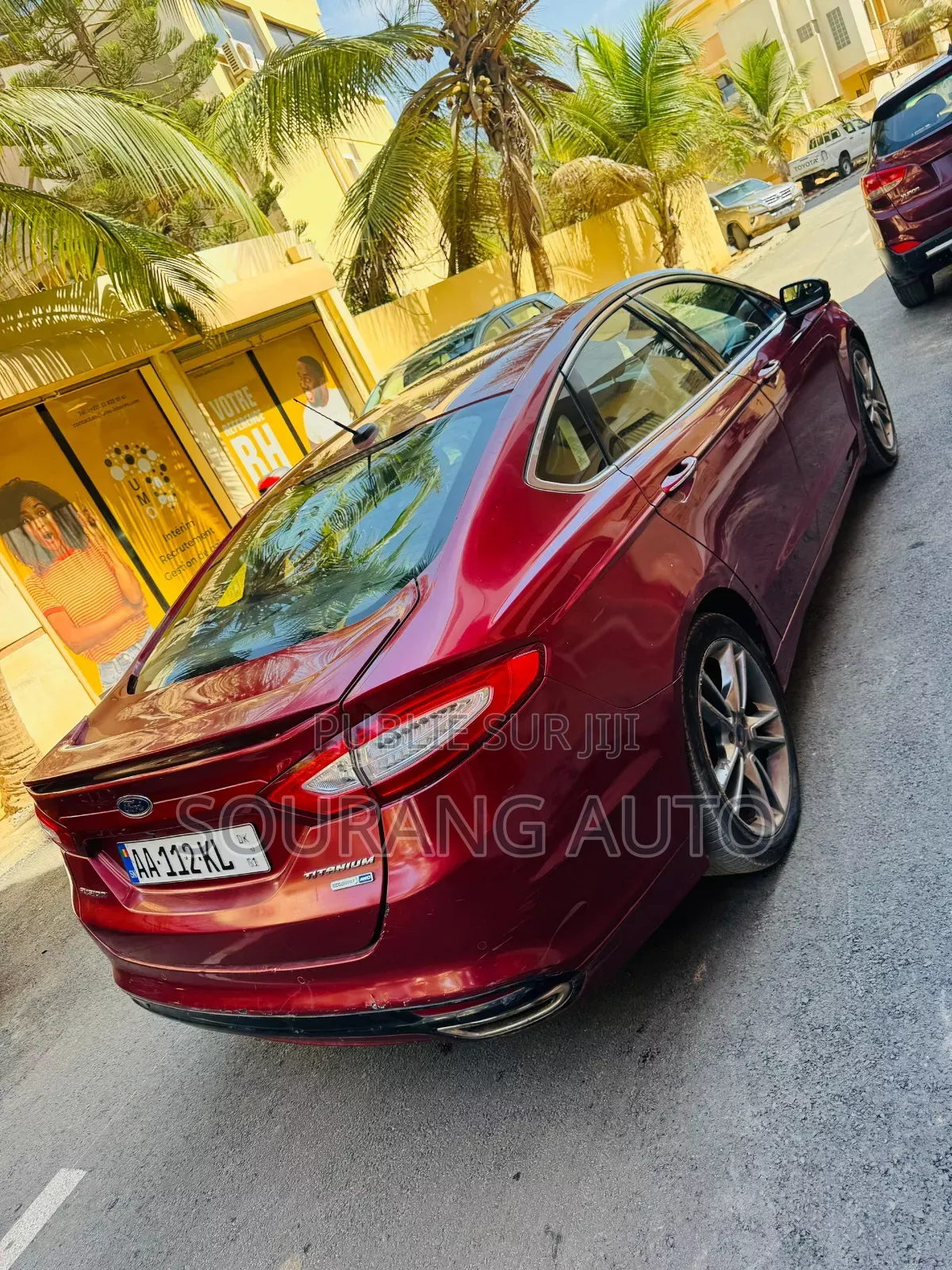 Ford Fusion Titanium AWD 2016 Rouge