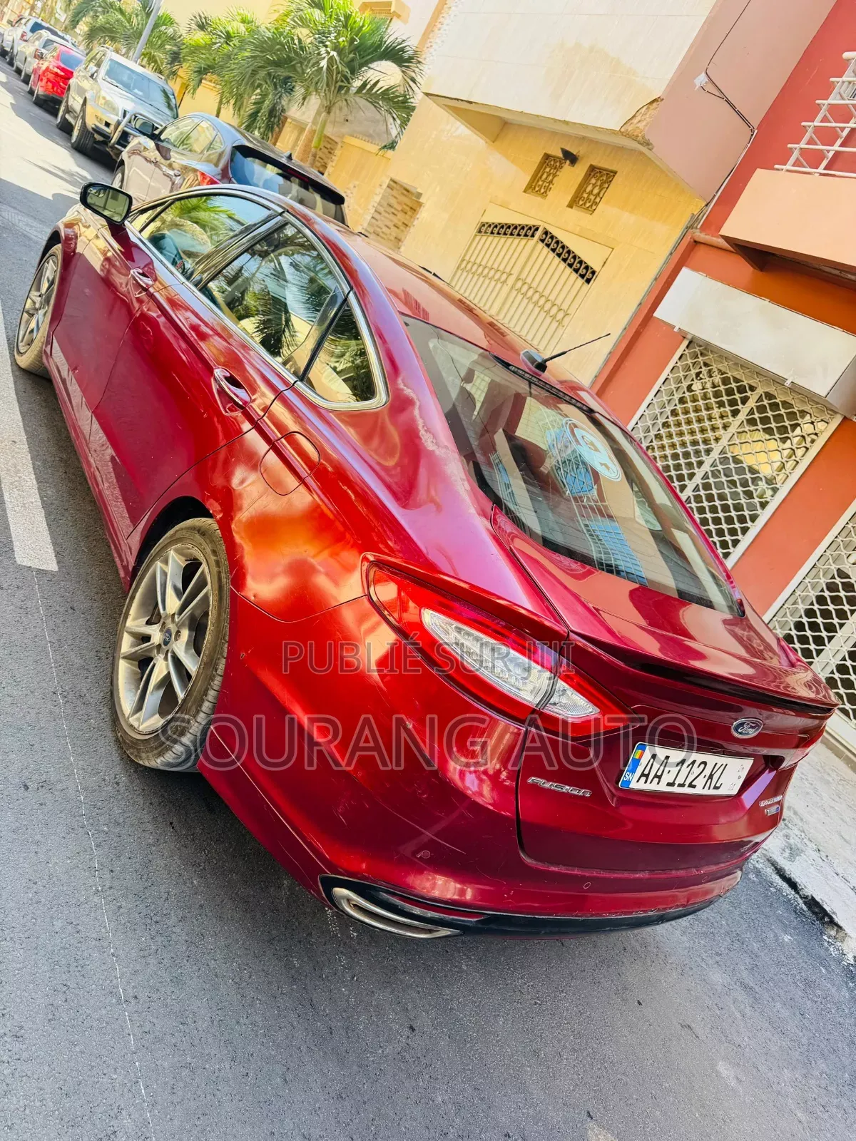 Ford Fusion Titanium AWD 2016 Rouge