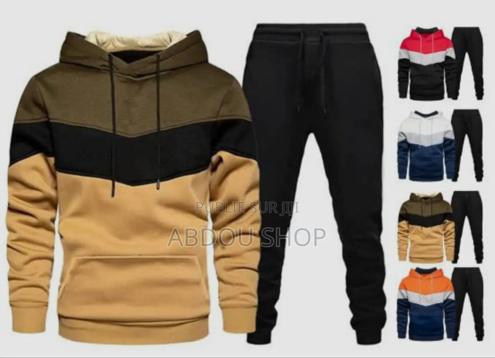 Ensemble Blouson Capuche 100% Coton Disponible