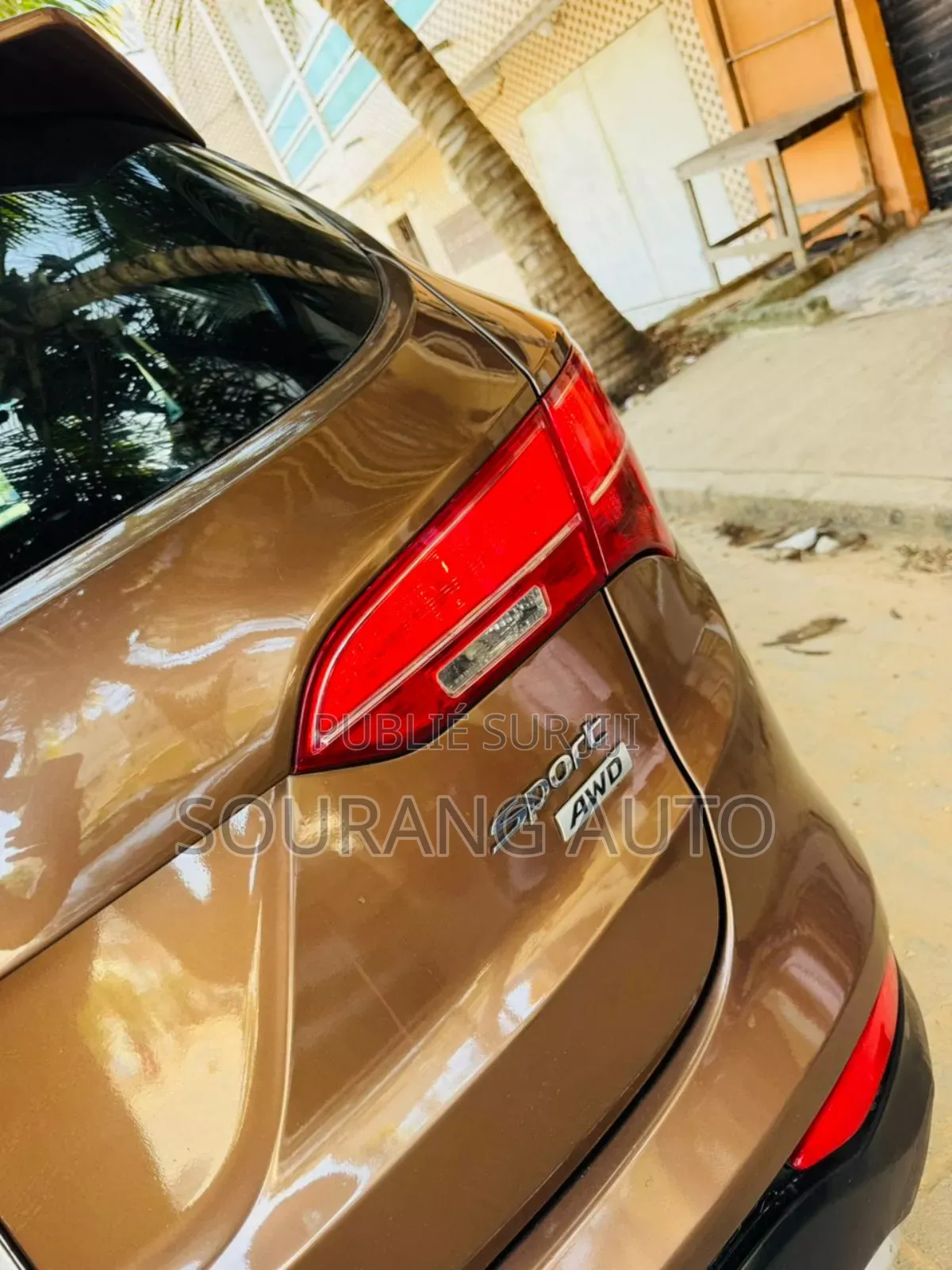 Hyundai Santa Fe Limited AWD 2016 Orange