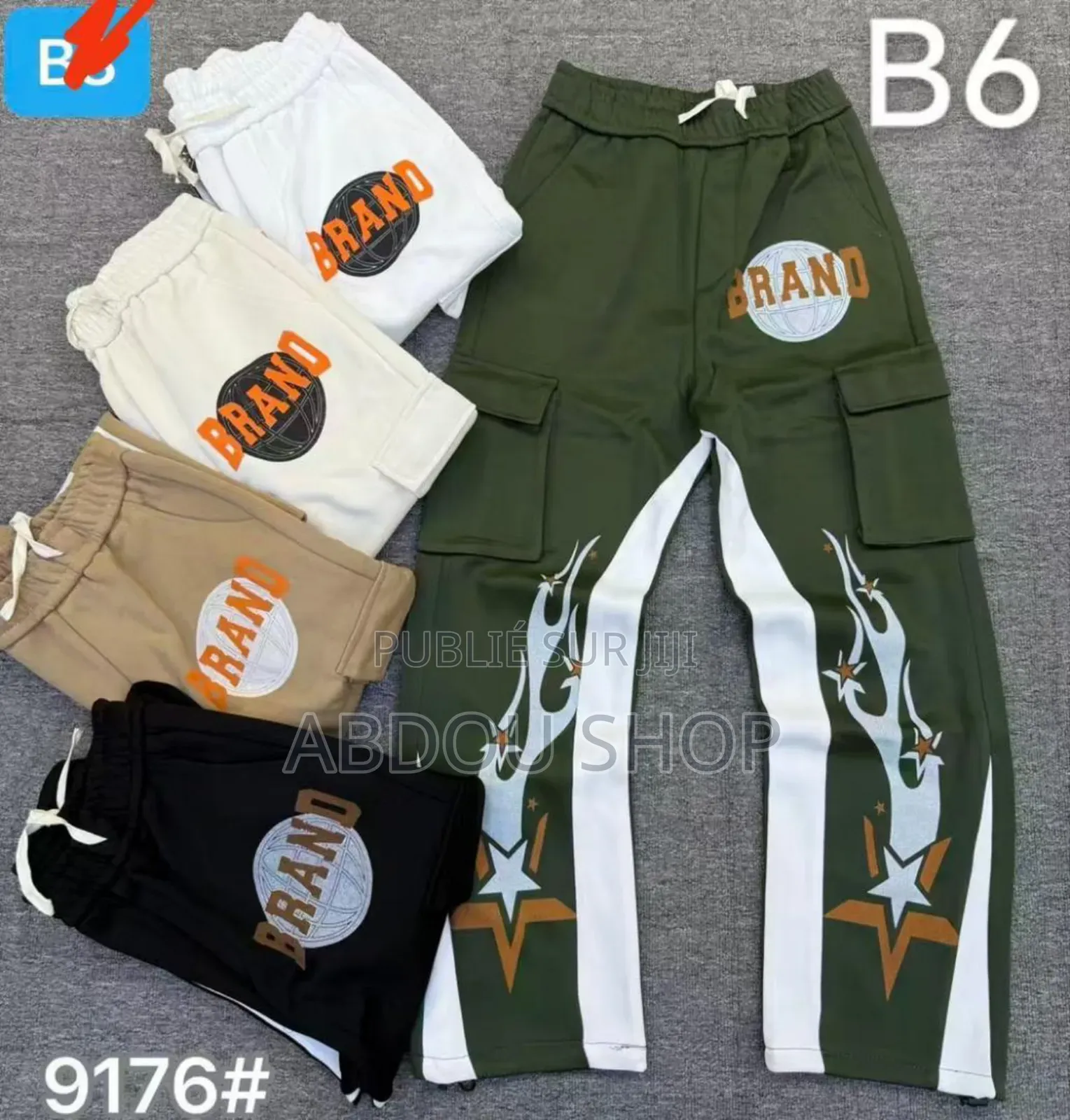 Pantalons Cargo Jogging Disponible