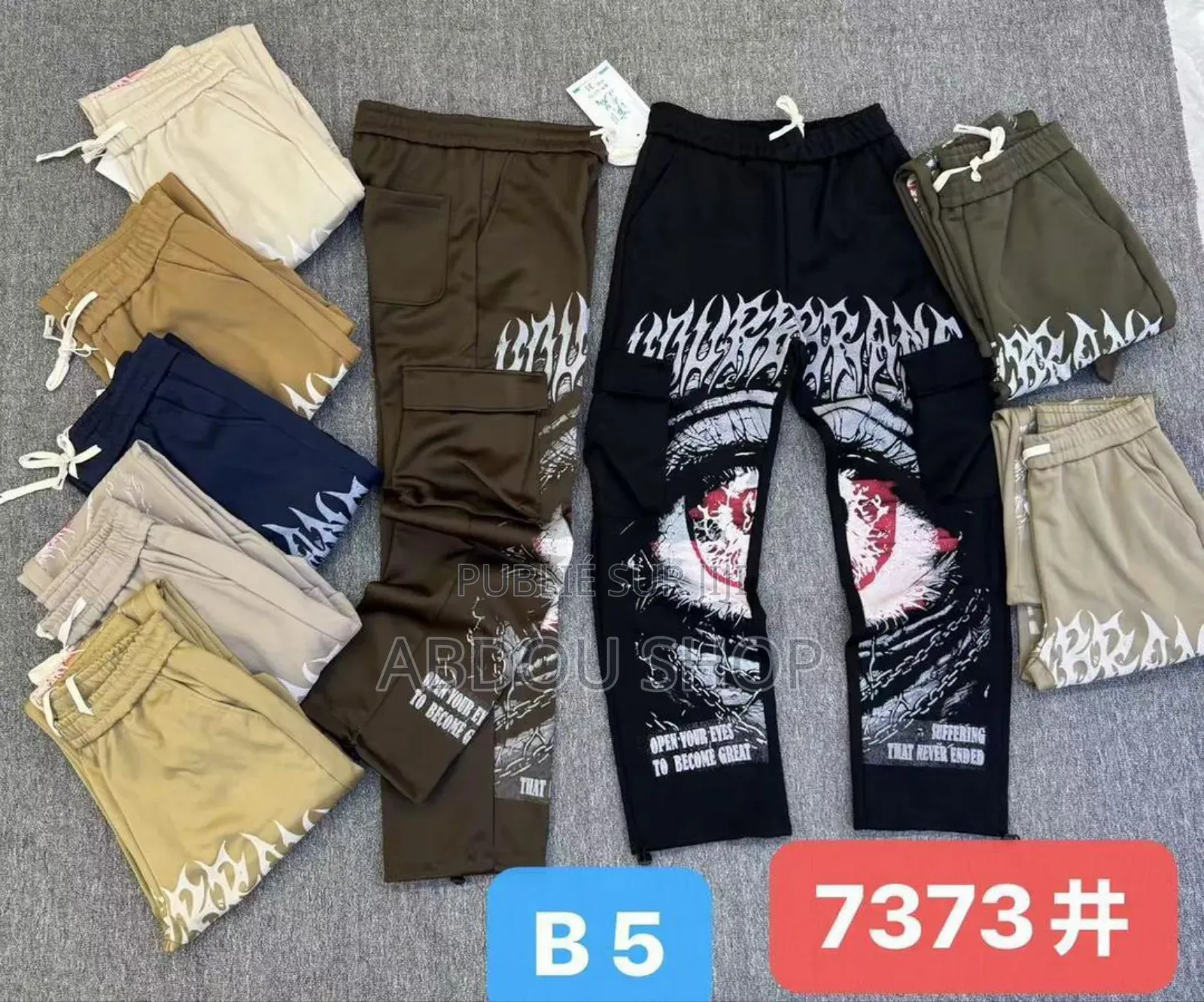 Pantalons Cargo Jogging Disponible