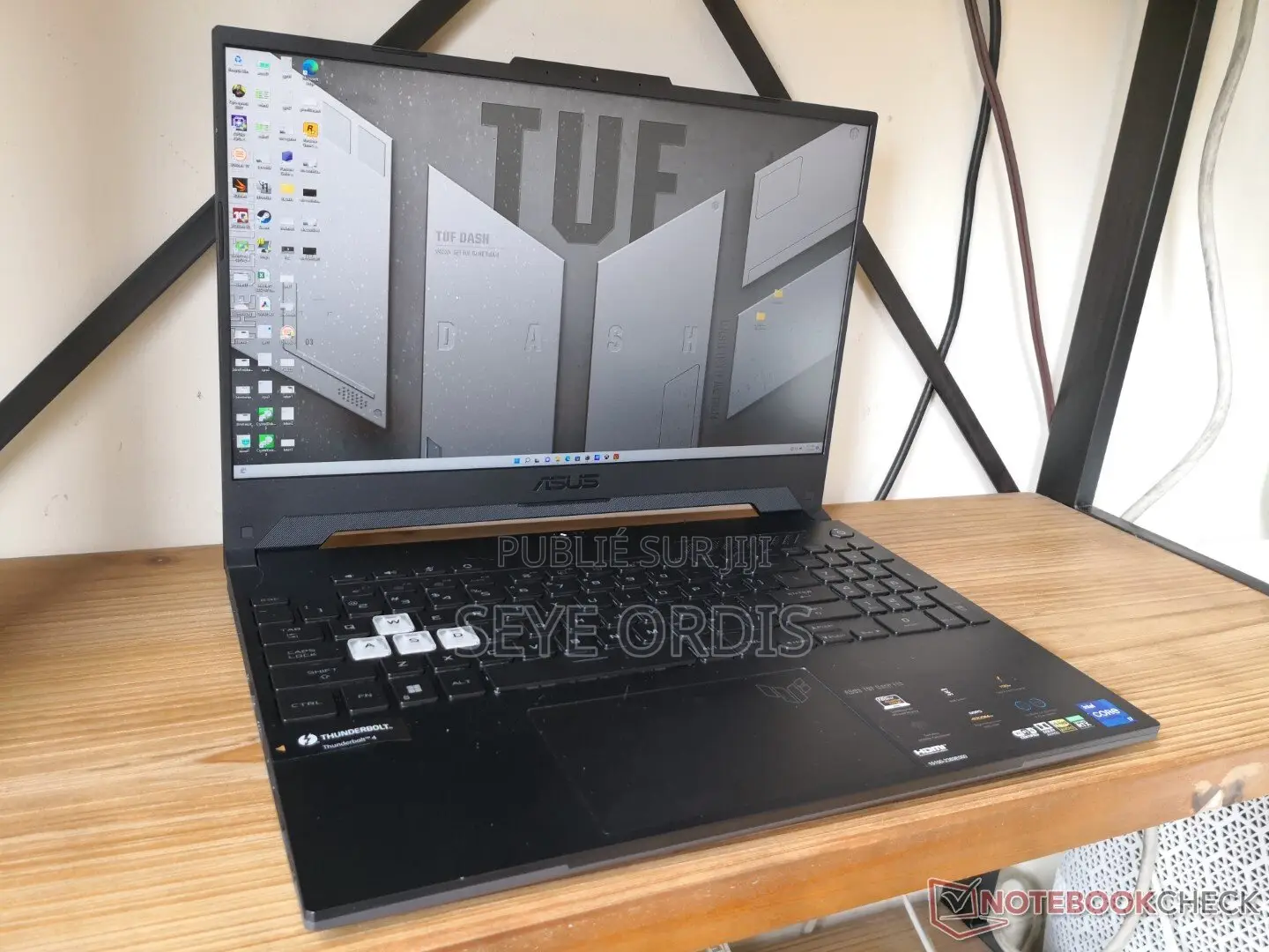 Ordinateur Portable Asus TUF Dash F15 16GB Intel Core I7 SSD 512GB