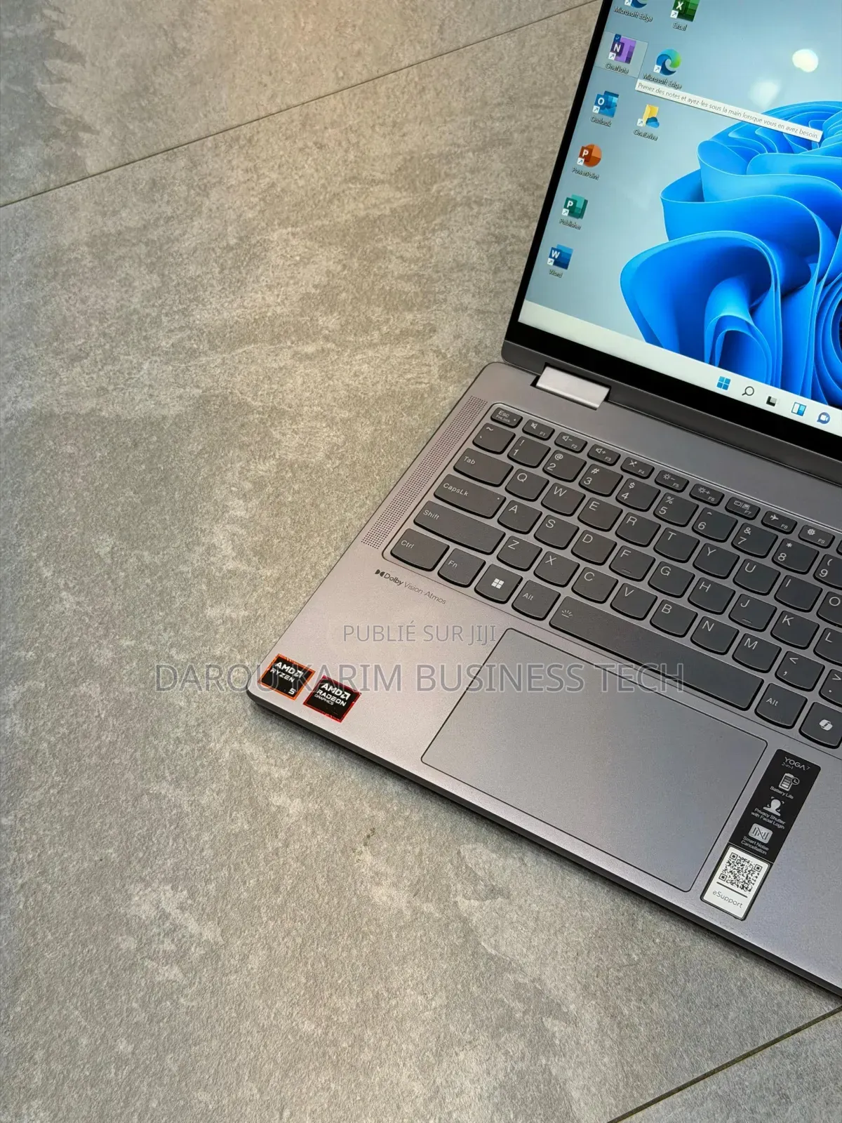 New Ordinateur Portable Lenovo Yoga 7 15ITL5 16GB AMD Ryzen 7 SSD 512GB