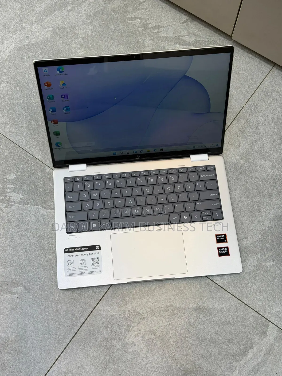 New Ordinateur Portable HP Envy 14 16GB AMD Ryzen 7 SSD 1T