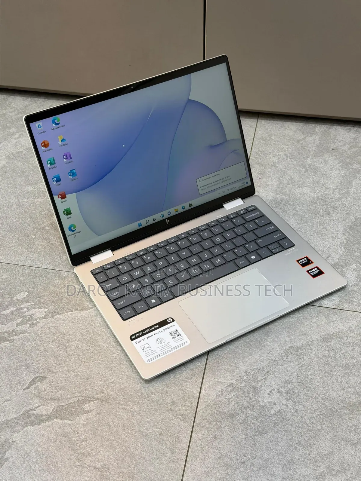 New Ordinateur Portable HP Envy 14 16GB AMD Ryzen 7 SSD 1T