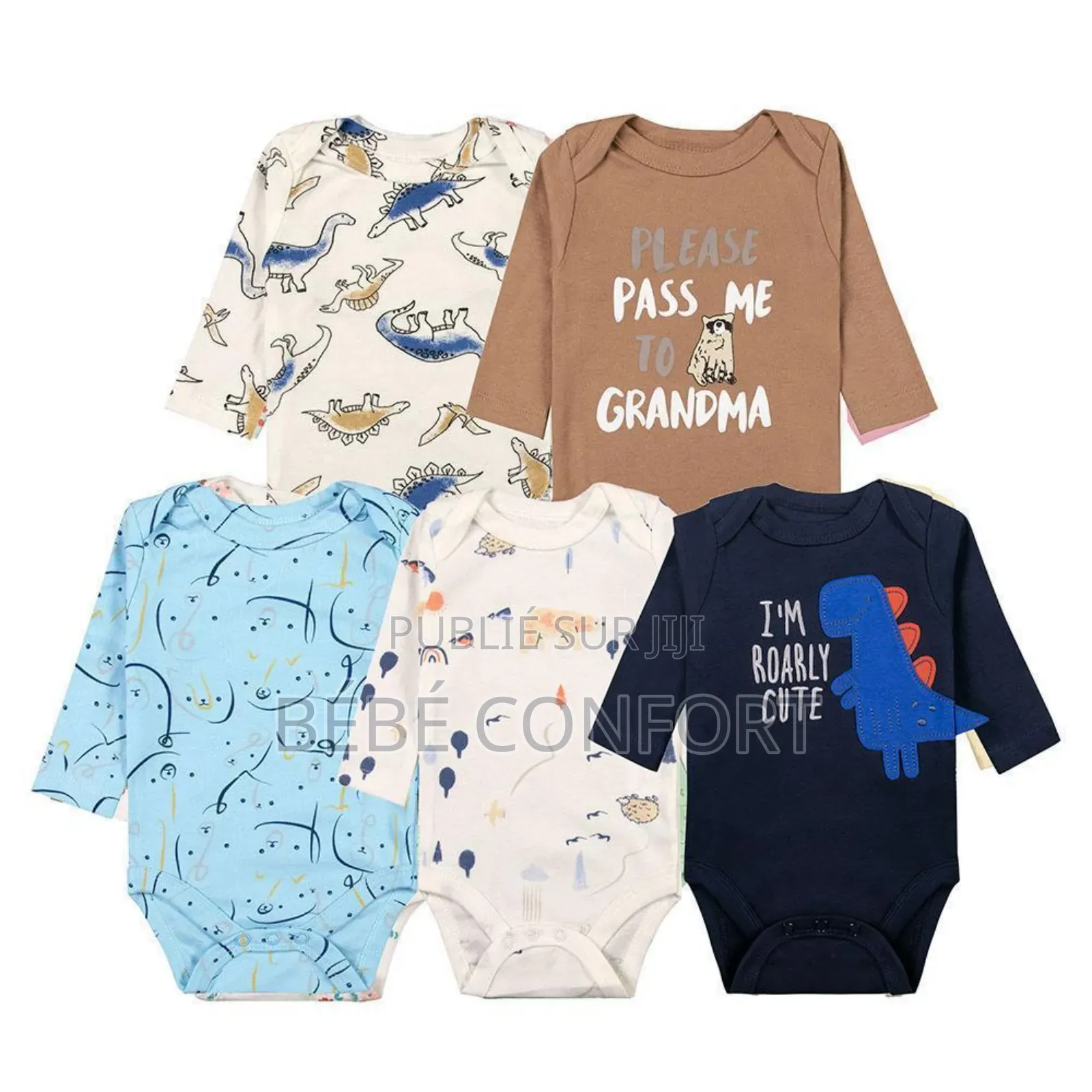 Lot De 5 Bodies Longues Manches