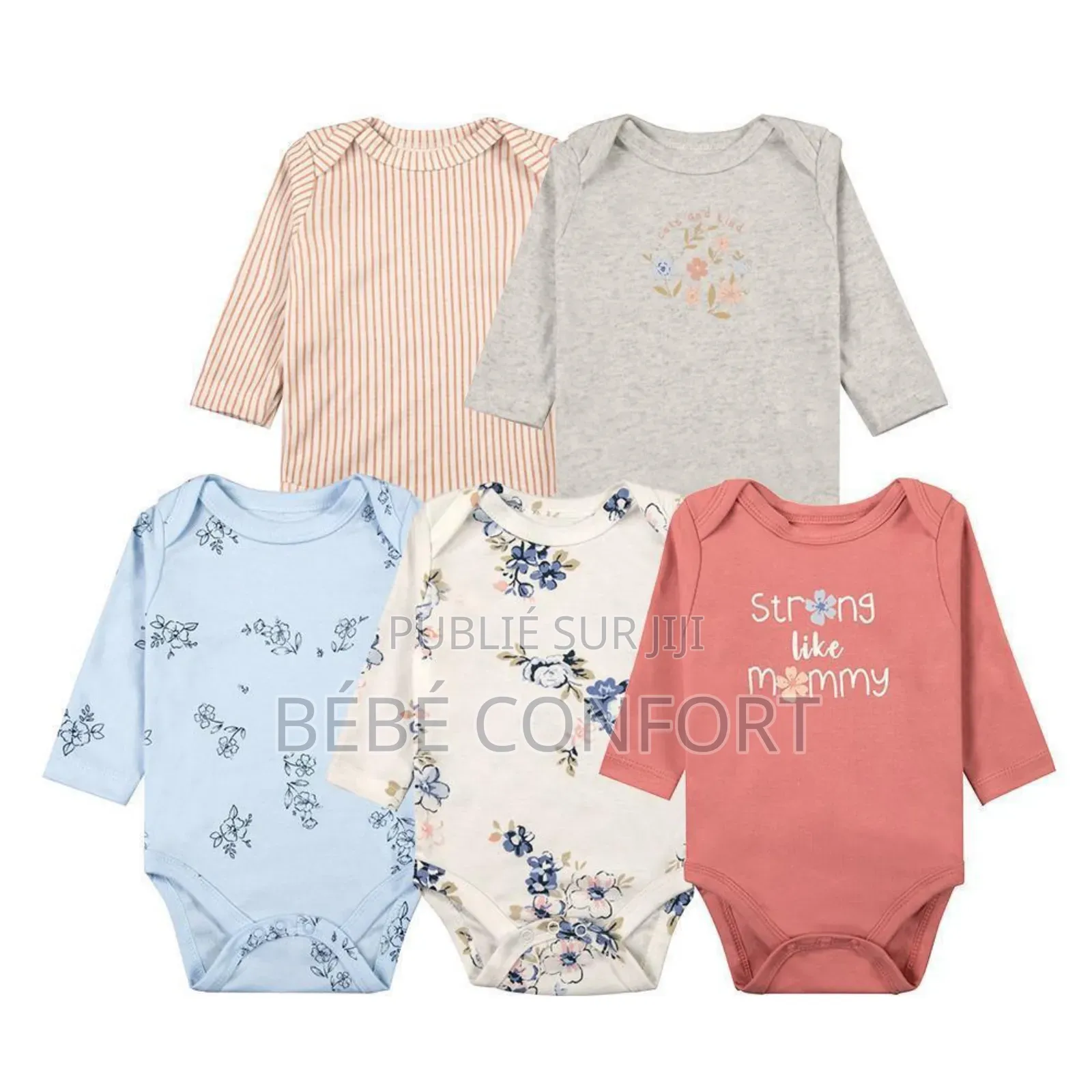 Lot De 5 Bodies Longues Manches