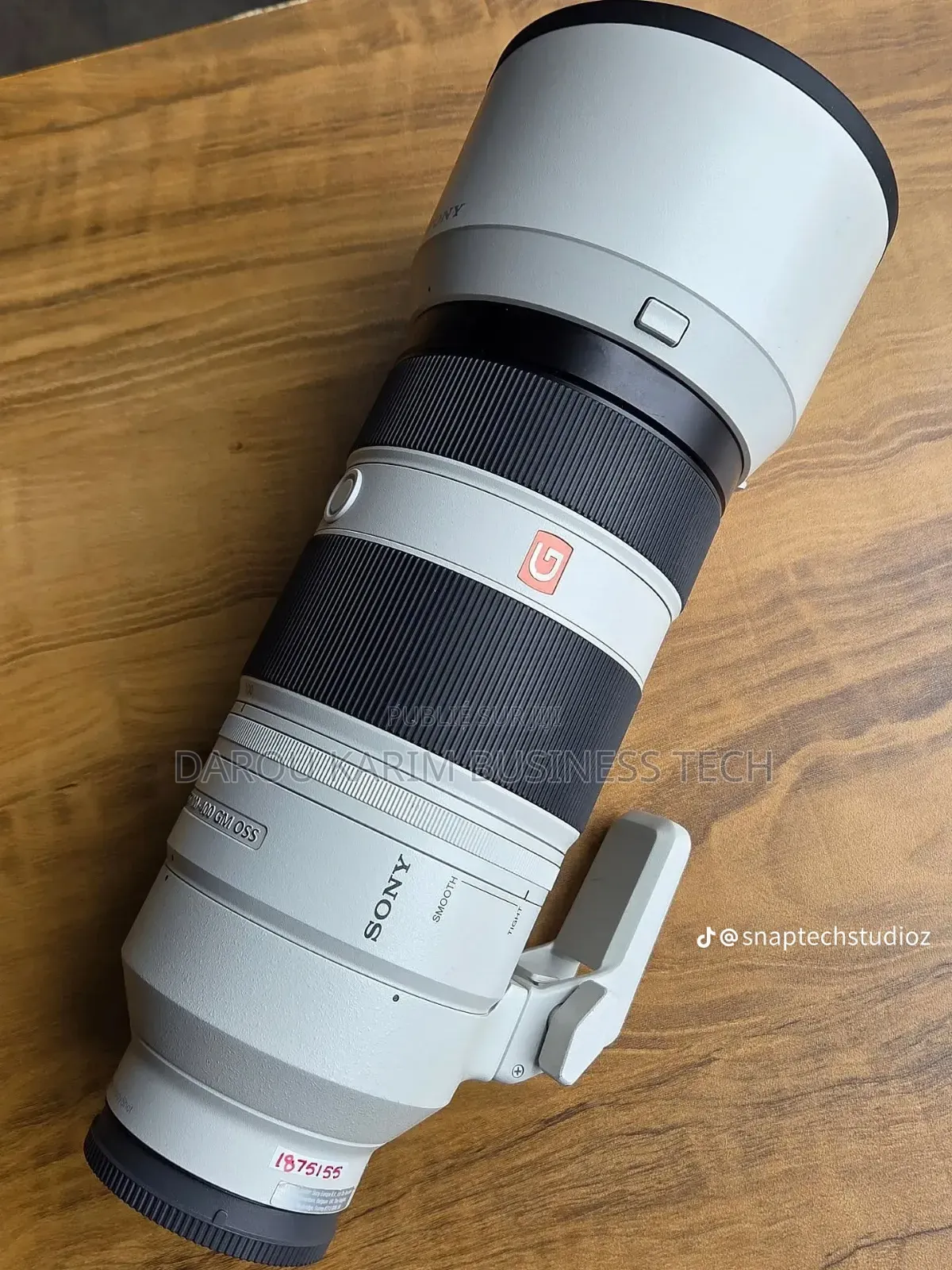 Sony Sel100400gm – Zoom Super Téléobjectif 100–400 Mm