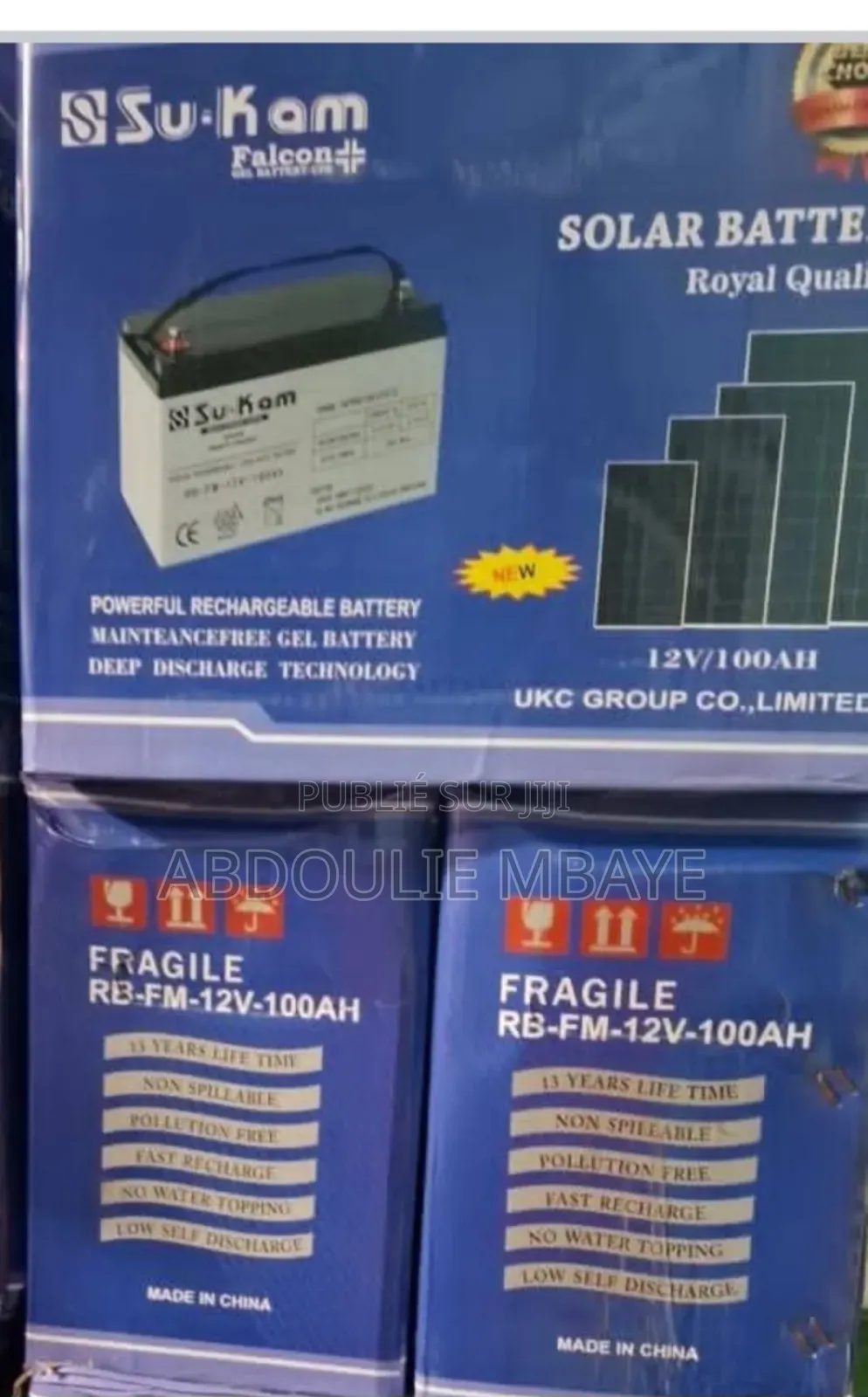 Battery Solaire 100ah