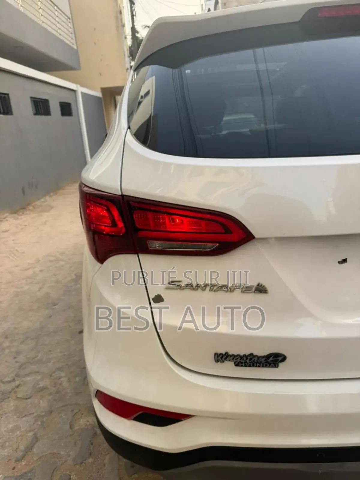 Hyundai Santa Fe 2018 Blanc