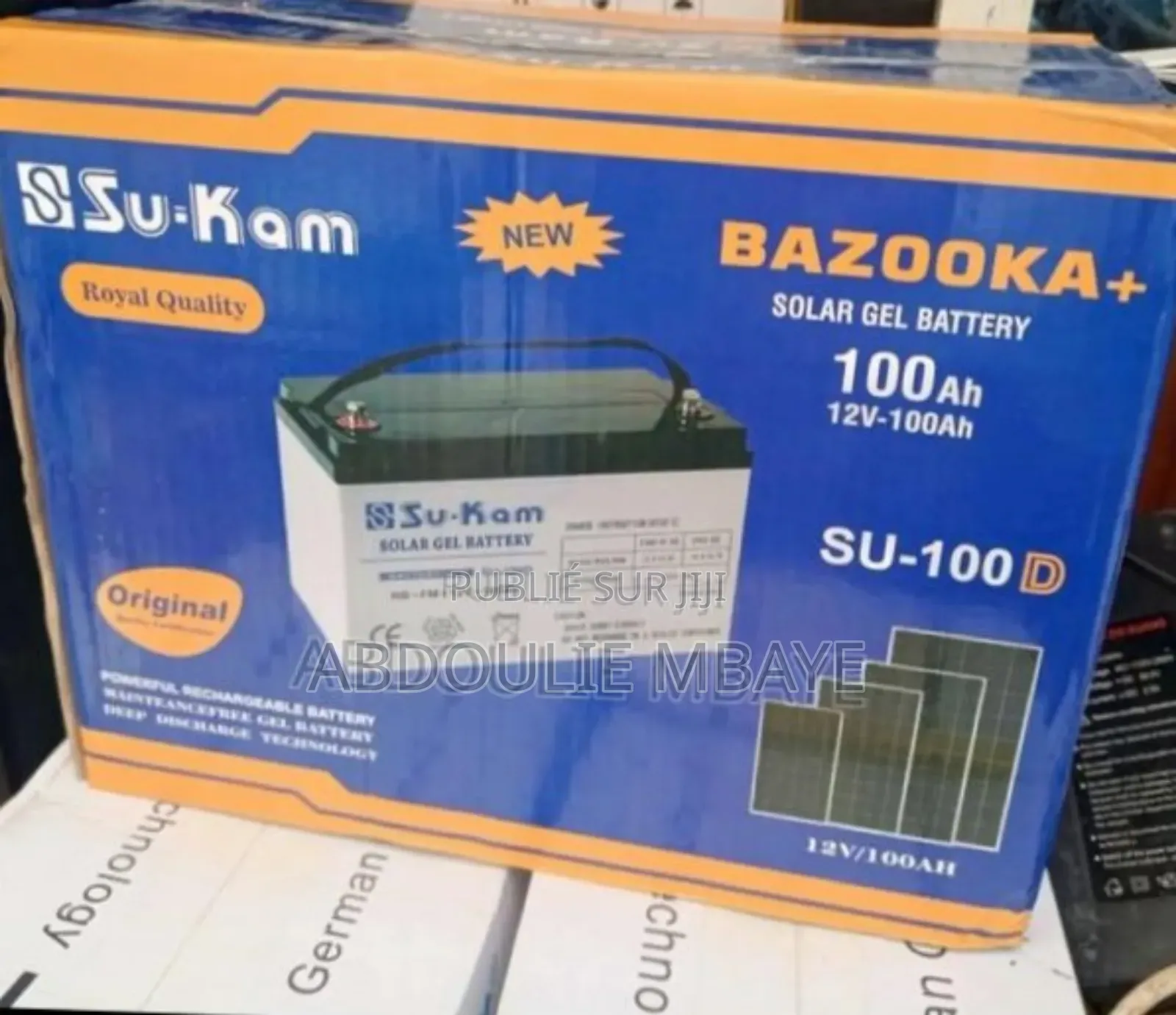 Battery Solaire 100ah