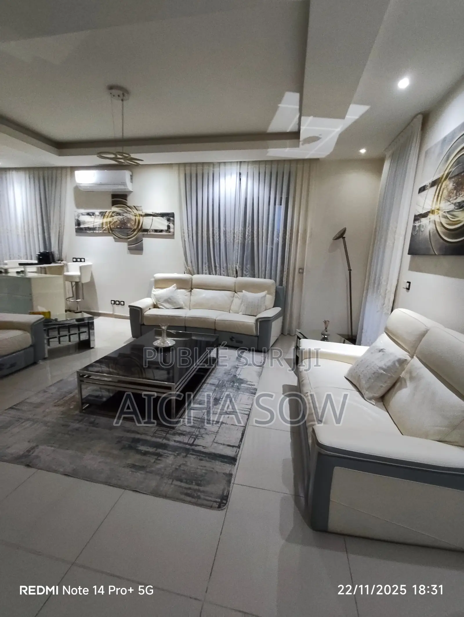 Furnished 3chbre Appartement dans Immo Logement, Almadies à Vendre