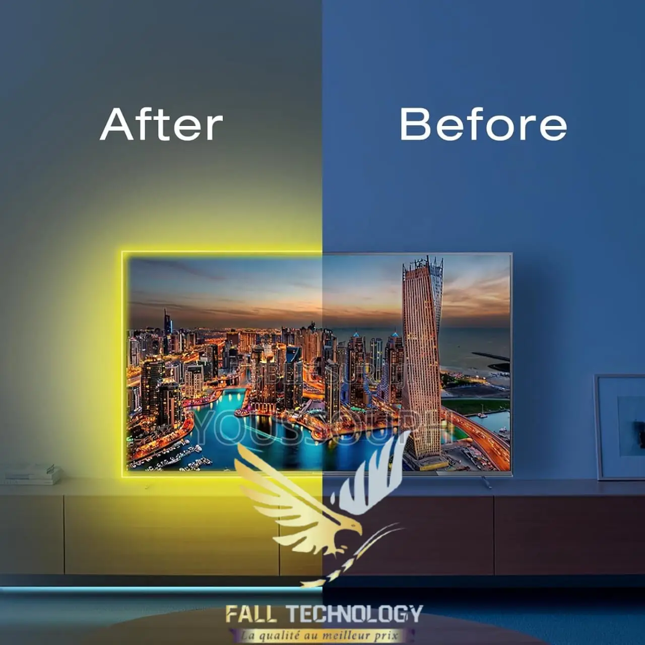 Rétro Éclairage De La Télévision