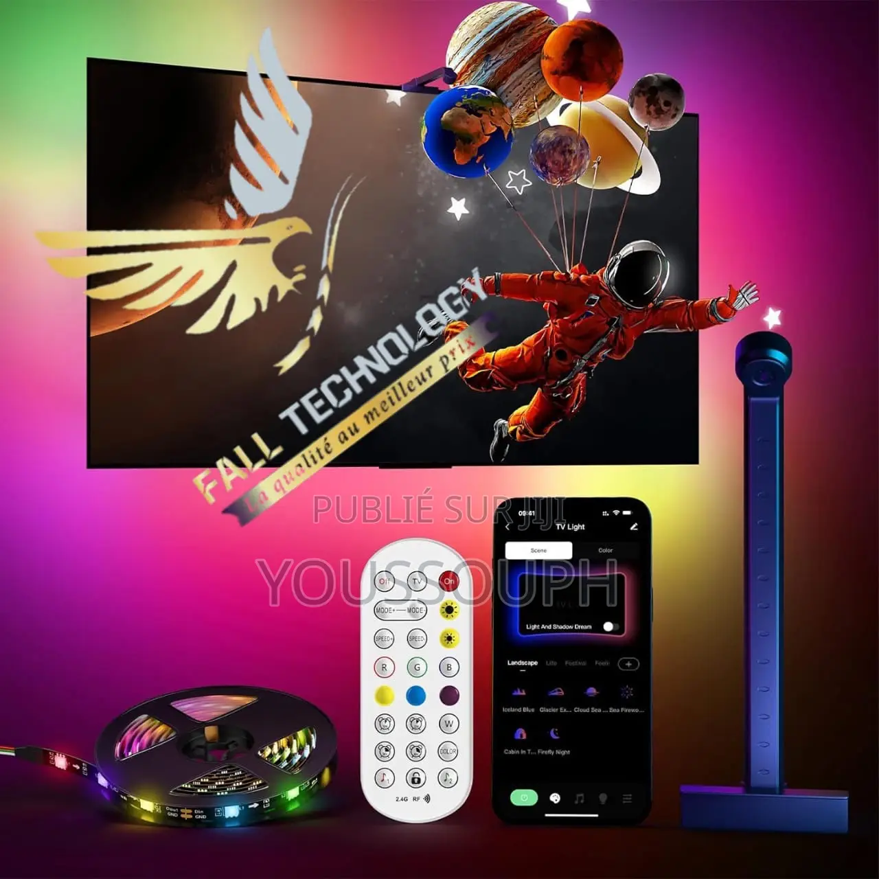 Rétro Éclairage De La Télévision