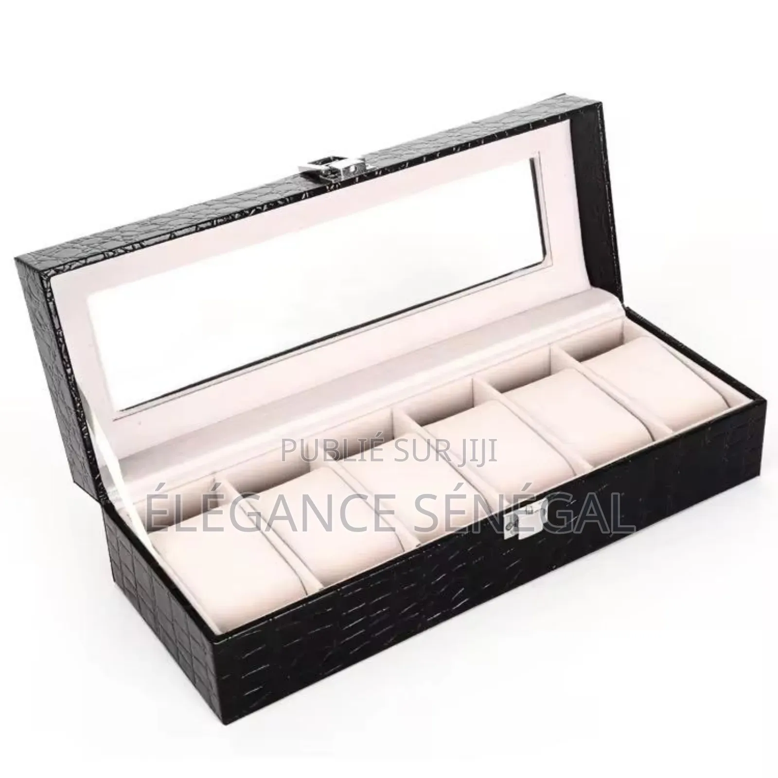 Boîtes Rangement Montre 6 Compartiments