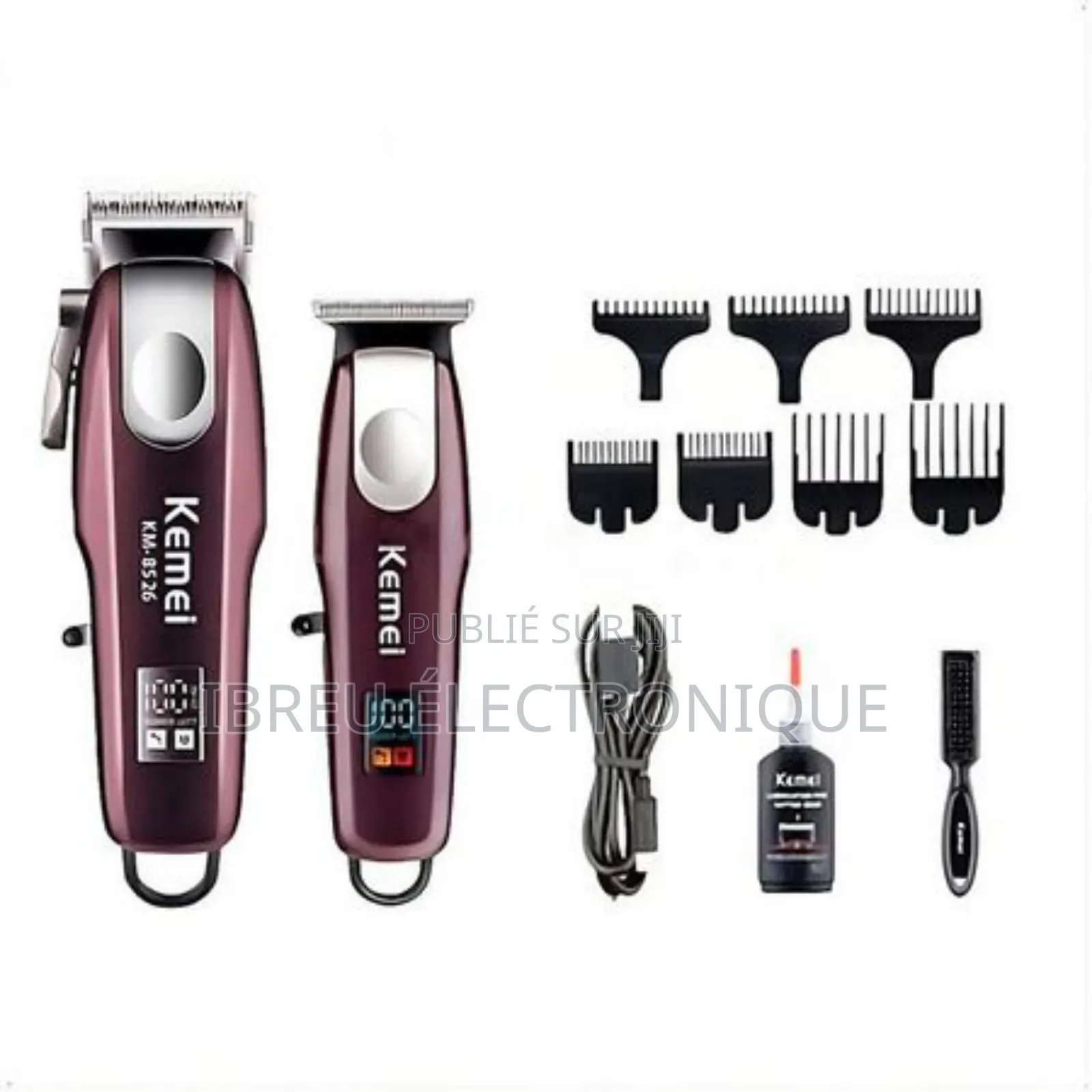 Tondeuse Professionnelle Kemei Km-233 – Puissance Précision