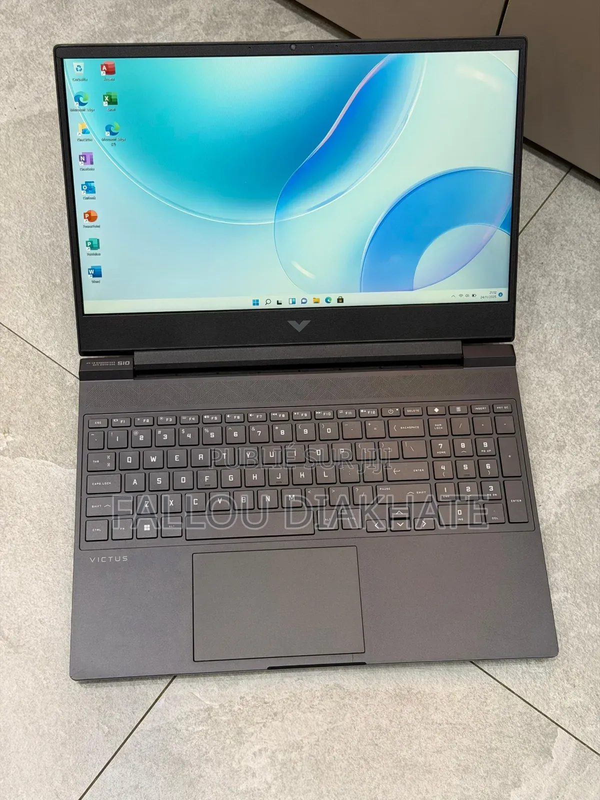 New Ordinateur Portable HP Victus 15 32GB Intel Core I7 SSD 512GB