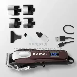 Photo - Tondeuse Professionnelle Kemei Km-233 – Puissance Précision