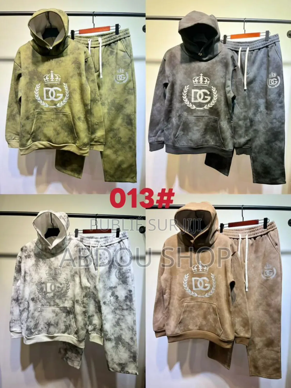 Ensemble Blouson Capuche 100% Coton Disponible