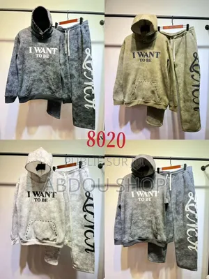 Ensemble Blouson Capuche 100% Coton Disponible