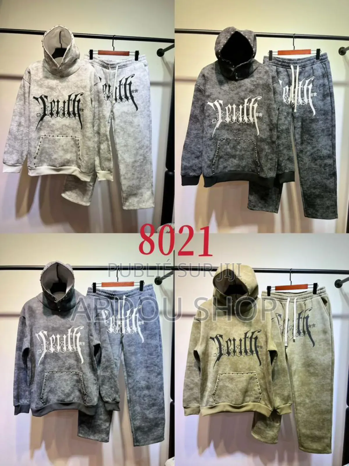 Ensemble Blouson Capuche 100% Coton Disponible