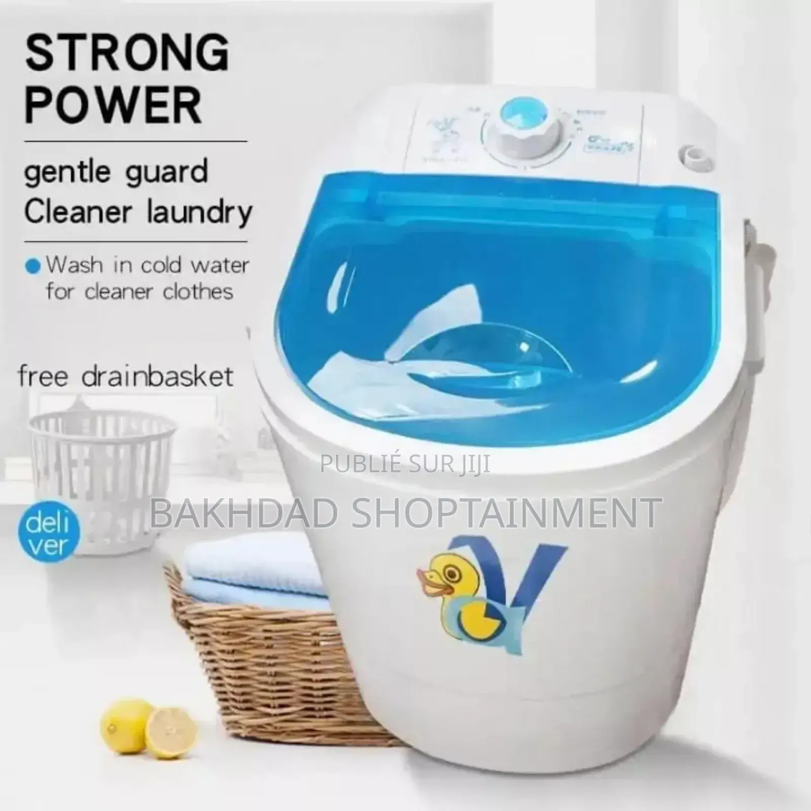 Mini Machine À Laver 4kg – Compacte Et Puissante