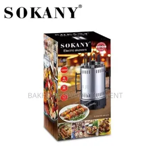 Barbecue Électrique À Brochettes – Sokany Sk-6611 |1000w, 6 Brochette