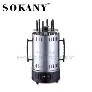Barbecue Électrique À Brochettes – Sokany Sk-6611 |1000w, 6 Brochette